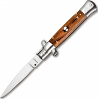 Автоматический складной нож нож Magnum Sicilian Needle Olive Wood, сталь 440A, рукоять дерево, 01MB279 купить в Магнитогорске