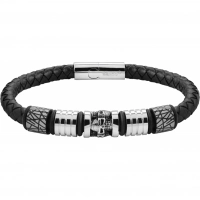 Браслет Zippo Five Charms Leather Bracelet с 5 шармами (22 см) купить в Магнитогорске