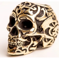 Бусина Triball Skull, мельхиор купить в Магнитогорске