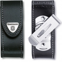 Чехол для ножа Victorinox Leather Belt Pouch, черный, кожа купить в Магнитогорске