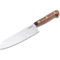 Кухонный нож Boker Cottage-Craft Santoku, сталь С75, рукоять дерево купить в Магнитогорске