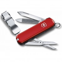 Нож-брелок Victorinox Nail Clip 580 (0.6463) 8 функций, красный купить в Магнитогорске