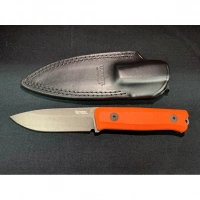 Нож LionSteel Bushcraft-R, сталь Sleipner, рукоять G10, оранжевый купить в Магнитогорске