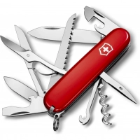 Нож перочинный Victorinox Huntsman, сталь X55CrMo14, рукоять Cellidor®, красный купить в Магнитогорске