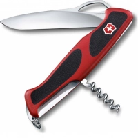 Нож перочинный Victorinox RangerGrip 63, сталь X55CrMo14, рукоять полиамид, красно-чёрный купить в Магнитогорске