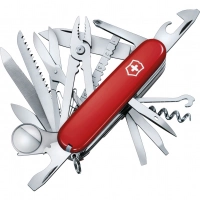 Нож перочинный Victorinox SwissChamp, сталь X55CrMo14, рукоять Cellidor®, красный купить в Магнитогорске