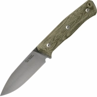 Нож с фиксированным клинком LionSteel B35, сталь Sleipner, рукоять Green canvas micarta купить в Магнитогорске