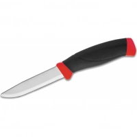 Нож с фиксированным лезвием Morakniv Companion F Rescue, сталь Sandvik 12С27, рукоять резина/пластик купить в Магнитогорске