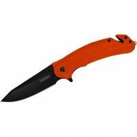 Складной нож Barricade KERSHAW 8650, сталь 8Cr13MoV, рукоять GFN термопластик, оранжевый купить в Магнитогорске