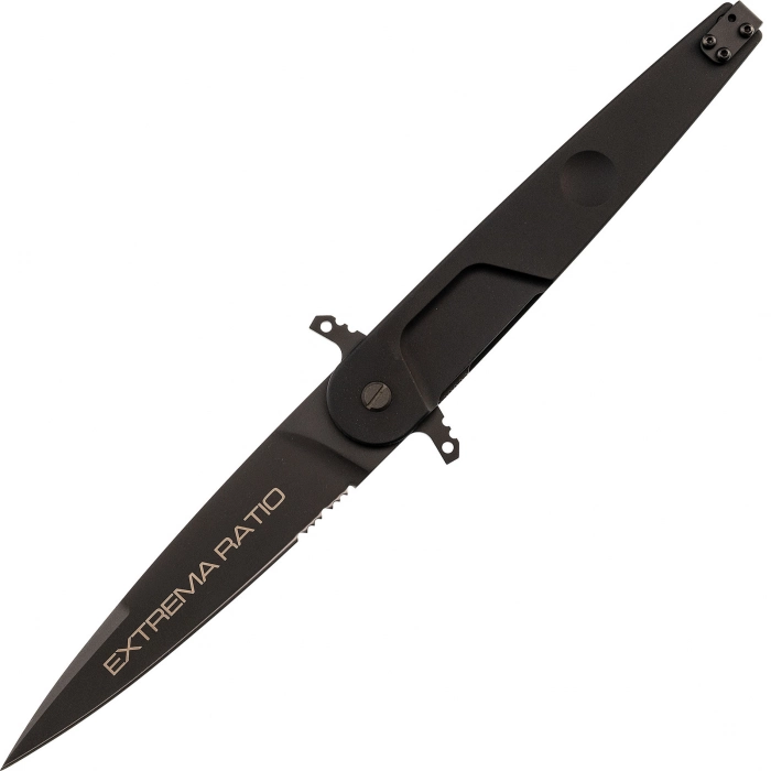 Складной нож Extrema Ratio BD4 LUCKY BLACK, сталь N690, рукоять чёрный алюминий