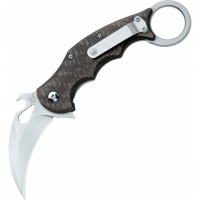 Складной нож Fox IKBS Ball Bearing Karambit, сталь Elmax, рукоять титановый сплав 6Al4V, чёрный купить в Магнитогорске