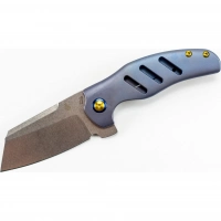 Складной нож Kizer C01E Blue, сталь CPM-S35VN, рукоять титан купить в Магнитогорске