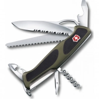 Складной нож Victorinox, сталь X55CrMo14, рукоять полиамид, черно-зеленый купить в Магнитогорске