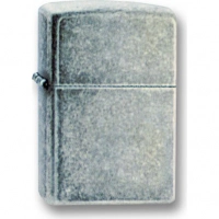 Зажигалка ZIPPO Antique Silver Plate, латунь с покрытием ™Plate, серебристый, матовая, 36х12×56 мм купить в Магнитогорске