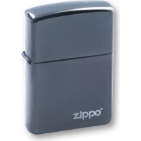 Зажигалка ZIPPO Classic с покрытием Black Ice®, латунь/сталь, чёрная, глянцевая, 36х12х56 мм купить в Магнитогорске