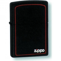 Зажигалка ZIPPO Classic с покрытием Black Matte, латунь/сталь, чёрная с лого, матовая, 36x12x56 мм купить в Магнитогорске