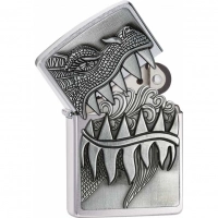 Зажигалка ZIPPO Classic с покрытием Brushed Chrome купить в Магнитогорске