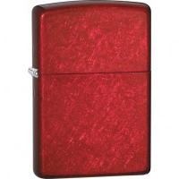 Зажигалка ZIPPO Classic с покрытием Candy Apple Red™, латунь/сталь, красная, глянцевая, 36x12x56 мм купить в Магнитогорске