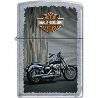 Зажигалка ZIPPO Harley-Davidson® Байк, с покрытием Street Chrome™, латунь/сталь, серебристая, 36x12x56 мм купить в Магнитогорске