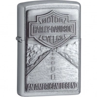 Зажигалка ZIPPO Harley-Davidson® Легенда, с покрытием Street Chrome™ купить в Магнитогорске