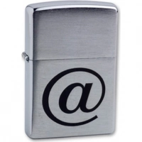 Зажигалка ZIPPO Internet Brushed Chrome, латунь с ник.хром. покрыт., серебр., матов., 36х56х12 мм купить в Магнитогорске