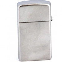 Зажигалка ZIPPO Slim® с покрытием Satin Chrome™, латунь/сталь, серебристая, матовая, 30х10×55 мм купить в Магнитогорске